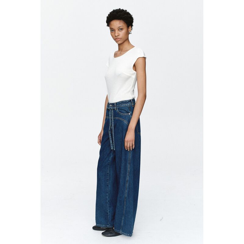 Marle Tie Curve Seam Jean image number 3